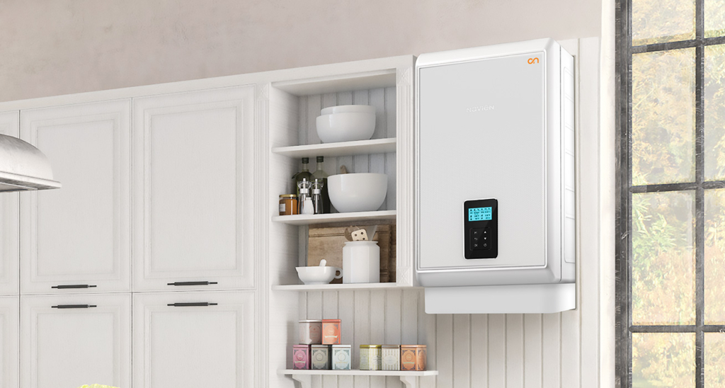 Navien NCB700 Combi Crossover boiler in a lifestyle setting
