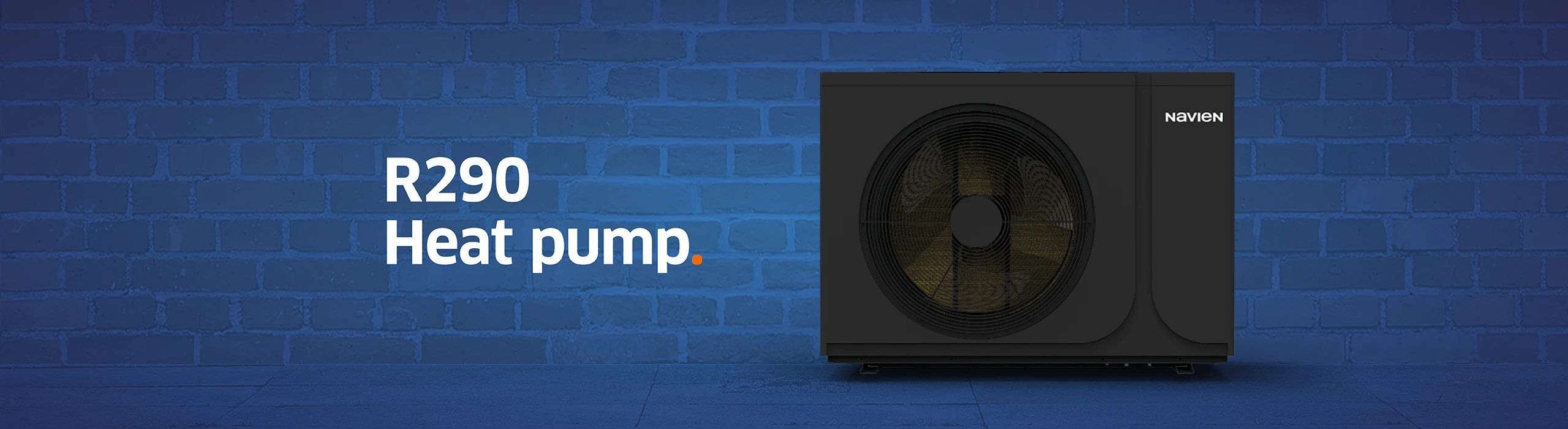 R290 heat pump banner image.