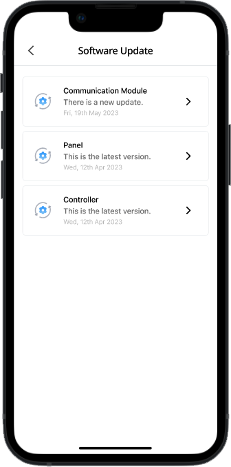 FOTA on Smart Plus ON AI Controller app