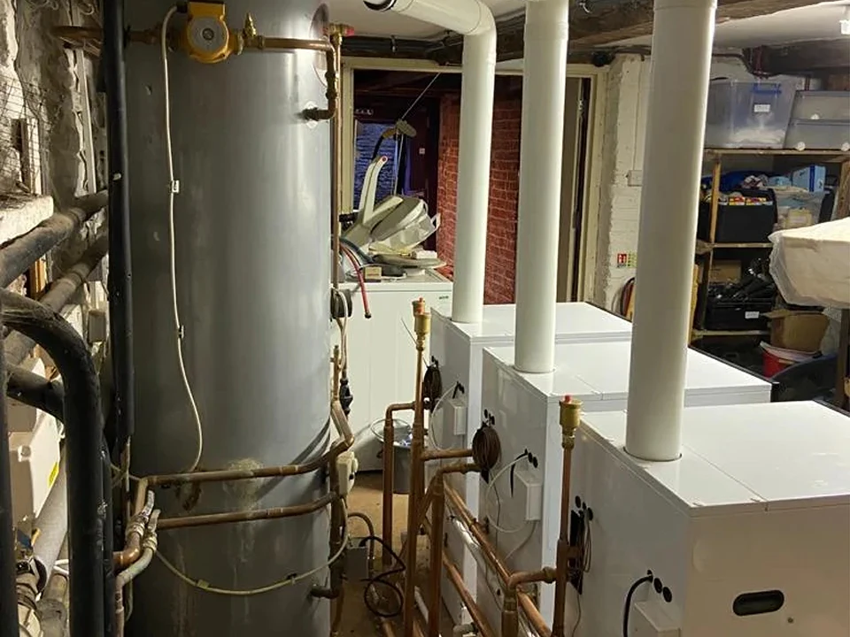 Three LCB700 system boilers